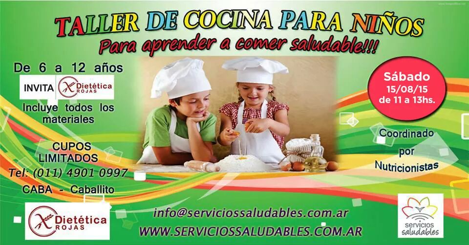 ¡Festejamos el Día del Niño con un Taller de Cocina!