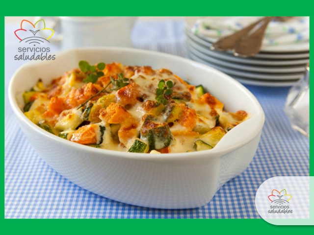 Lunes Saludable: Vegetales Gratinados a la Crema Lunes Saludable: Vegetales Gratinados a la Crema