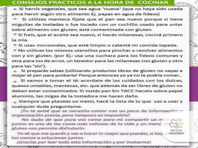 Sabias que ... El 5 de mayo es el Día Internacional de la Enfermedad Celíaca